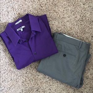 Express Purple Men’s Dress Shirt